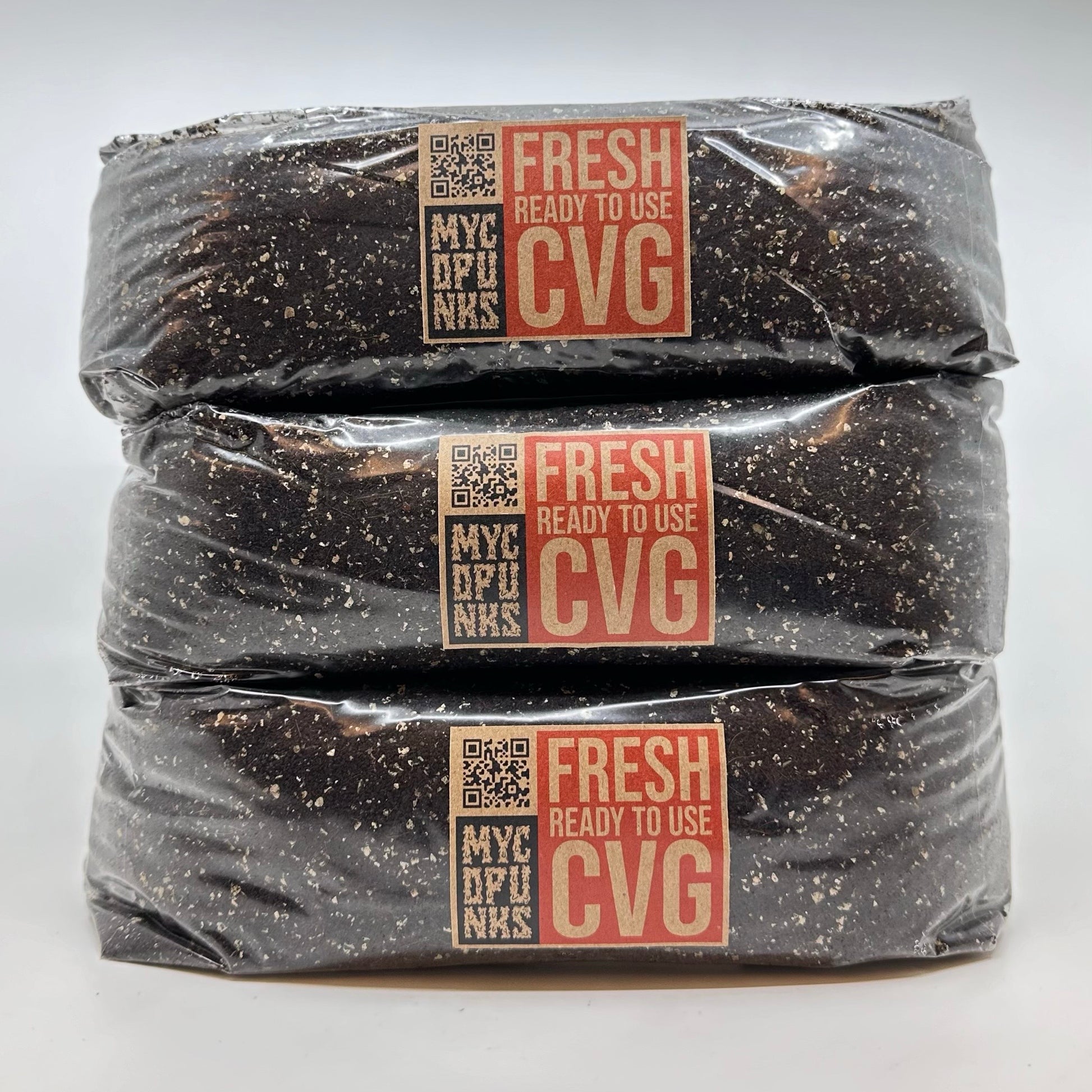 Three bags of MycoPunks Organic CVG
